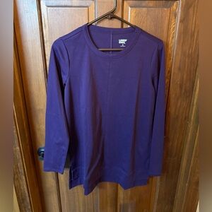 Lands End Crew Neck Long Sleeve Tunic size M -NWOT